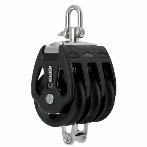 Motón Triple/Con Arraigo PBB80 - Seldén - Motones sin rodamientos - Sail Zonda