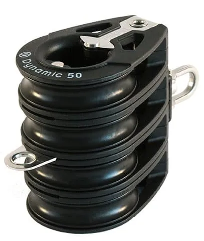 Motón Cuádruple de 50MM Dynamic con Arraigo - Allen - Motones de rodamientos de bolas - Sail Zonda