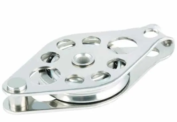 Motón de Alta Tensión 38MM con Cabeza Fija y con Arraigo - Allen - Motones especiales y para cable - Sail Zonda