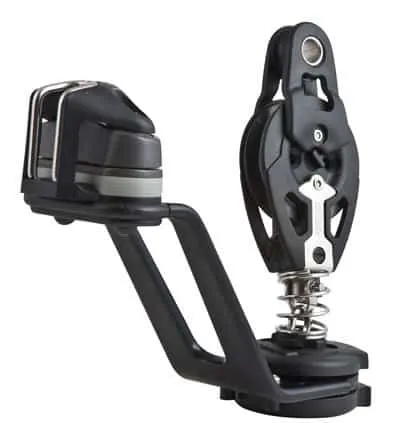 Base Giratoria con Mordaza de Escota Principal con Giratorio, Mordaza y Motón Violín - Allen - Bases y resortes - Sail Zonda