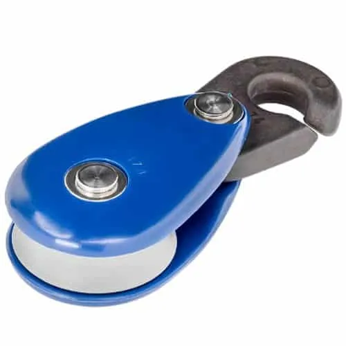 Motón de Nylon 29MM con Rodamiento a Bolillas y Clip Inglefield - Allen - Motones de rodamientos de bolas - Sail Zonda