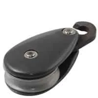 Motón de Nylon con Rodamiento a Bolillas y Clip Inglefield de 38MM - Allen - Motones sin rodamientos - Sail Zonda