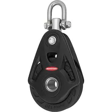 Motón de Núcleo Serie 100, Simple, Cabeza Universal - Ronstan - Motones de rodamientos de bolas - Sail Zonda