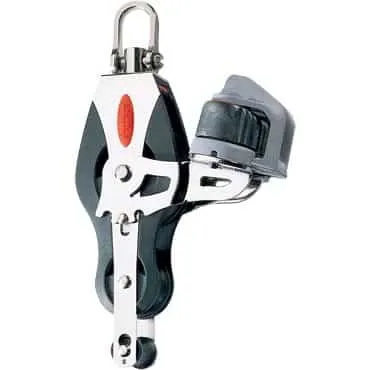 Motón BB Serie 40, Violín, con Arraigo, Mordaza - Ronstan - Motones de rodamientos de bolas - Sail Zonda