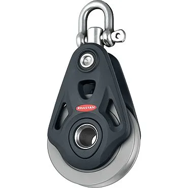 Motón Serie 75 Core, Simple, Roldana de Aluminio para Cabo/Cable - Ronstan - Motones especiales y para cable - Sail Zonda