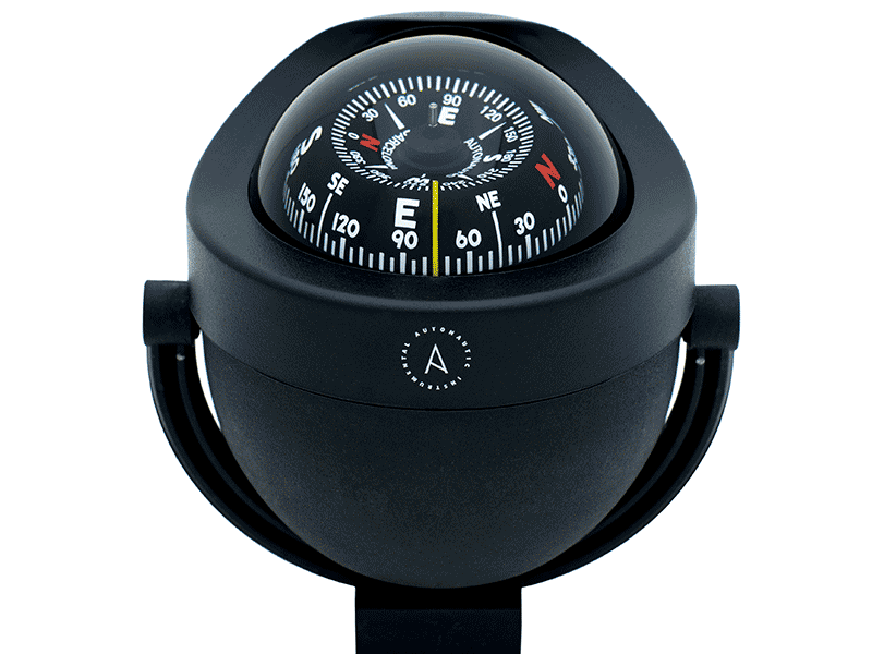 Compas de montaje en soporte 85mm Dial Cónico Negro - Autonautic - Electronica e instrumentos - Sail Zonda